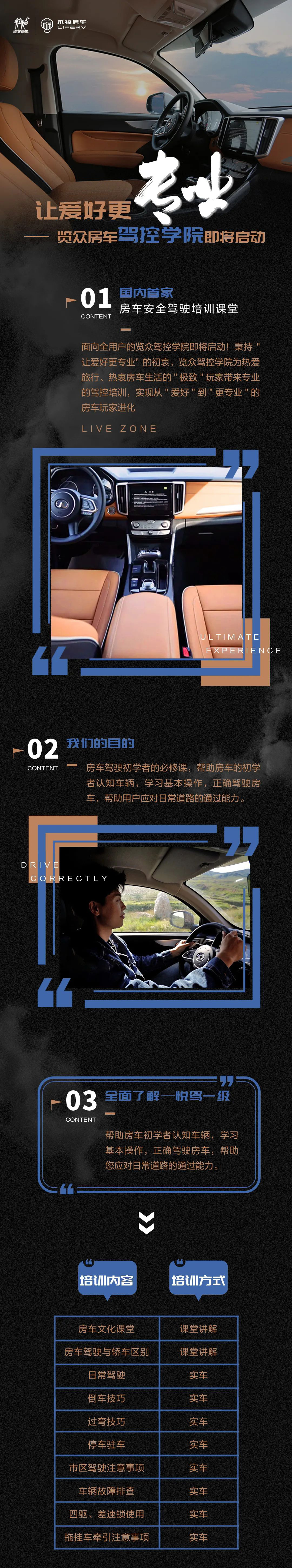 讓愛好更專業(yè)！覽眾房車駕控學(xué)院即將啟動(dòng)